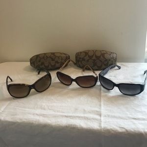 Lot of Coach and Ralph Lauren Sunglasses